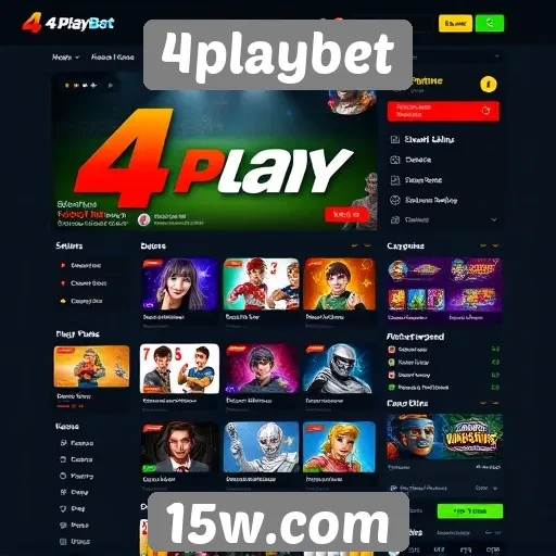 Interface do usuário do 4playbet é intuitiva e acessível